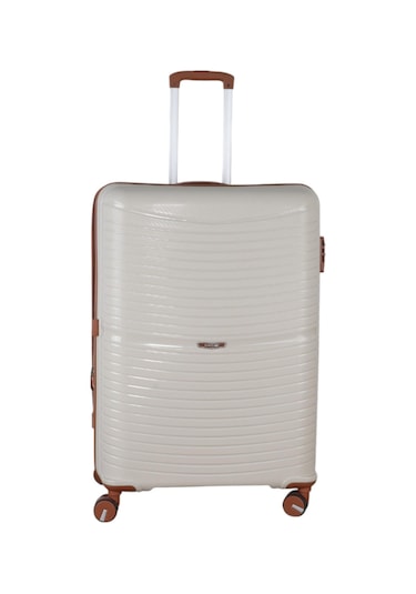 Mçs Group V379 Aura Y.üretim Pp Valiz 75 Cm S21yy100014275 11139 Kemik/kahverengi