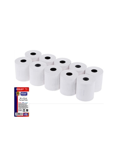 Kraf Termal Rulo Yazarkasa Pos 56X16 10 Lu Paket N11.293