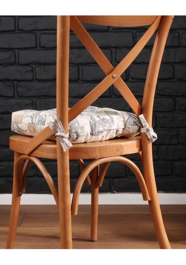 Altınpamuk Altınpamuk Lüx Pofidik Retro Sandalye Minderi Özel Lüx Dikişli Ba