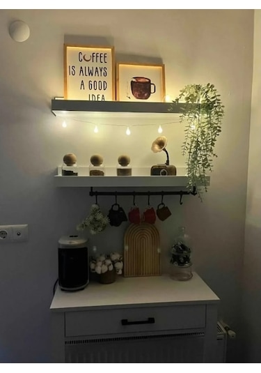 Kahve Köşesi Takımı Beyaz 70 X 30 X 92 Beyaz
