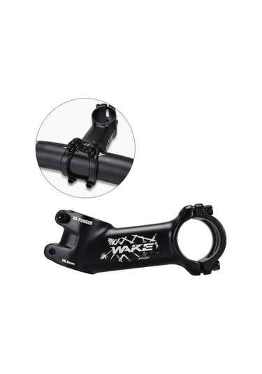 Suntek 31.8 Bisiklet Gövdesi Hafif Kısa Gidon Kökü Yol Siyah