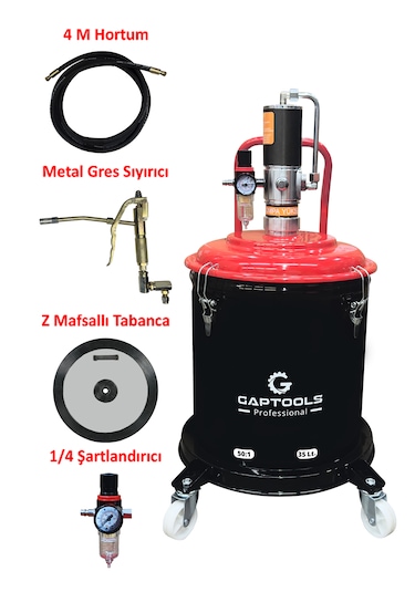 Gap Tools IGP35A1 Havalı Gres Pompası 35 L