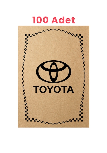 Kraft 120gr Toyota Oto Paspas Kağıdı 100 Adet - 35x50cm - Kalın