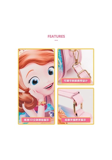 Dondurulmuş 2 Elsa Anna Prenses Çocuk Oyuncakları Omuzdan Askili Çanta Kız Sof A3 A3 Çok Renkli