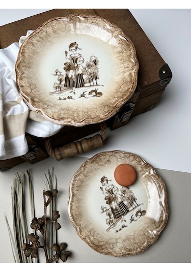 Porser Fulya Ella Pasta Takımı 22cm 6 Kişilik 6 Parça Fly6ptprs10 Çok Renkli