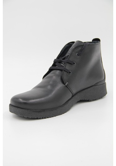 Cabani 0411607 Erkek Klasik Bot - Siyah-siyah Siyah