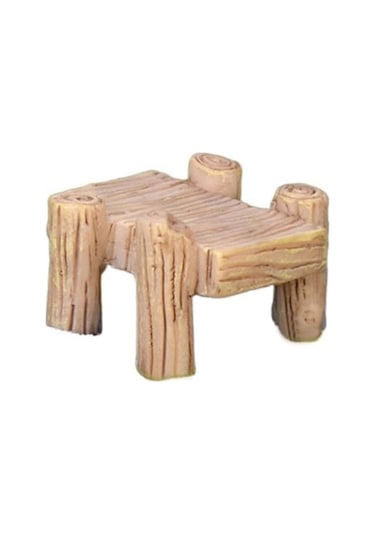 Novahub Sarı Reçine Köprü Mini Yosun Manzara Peri Bahçe Figürleri Minyatür Süs Dekor