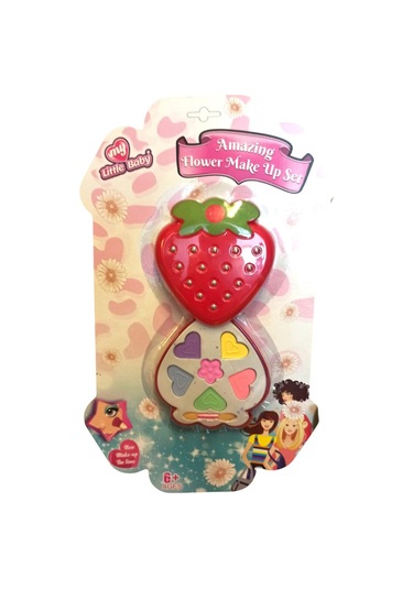Çilek Rüyası: Sürülebilir Tek Katmanlı Oyuncak Makyaj Seti