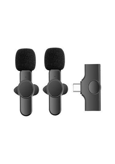 Microcase AL3009 Kablosuz Type-C Yaka Mikrofonu 2'li