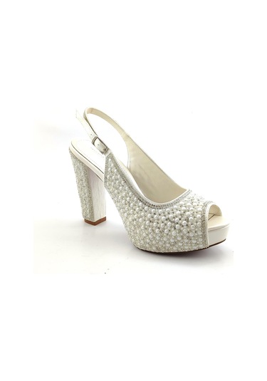 L&l 374 Günlük Kadın Topuklu Ayakkabı-beyaz Beyaz