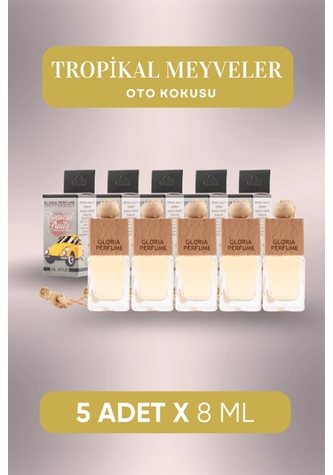 Tropikal Meyveler Oto Kokusu 5x8 Ml