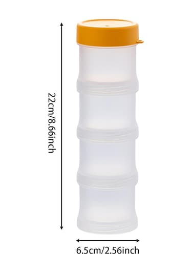 Suntek Taşınabilir Açık Kavanoz Kompakt Yüksek-4-seviye Sarı