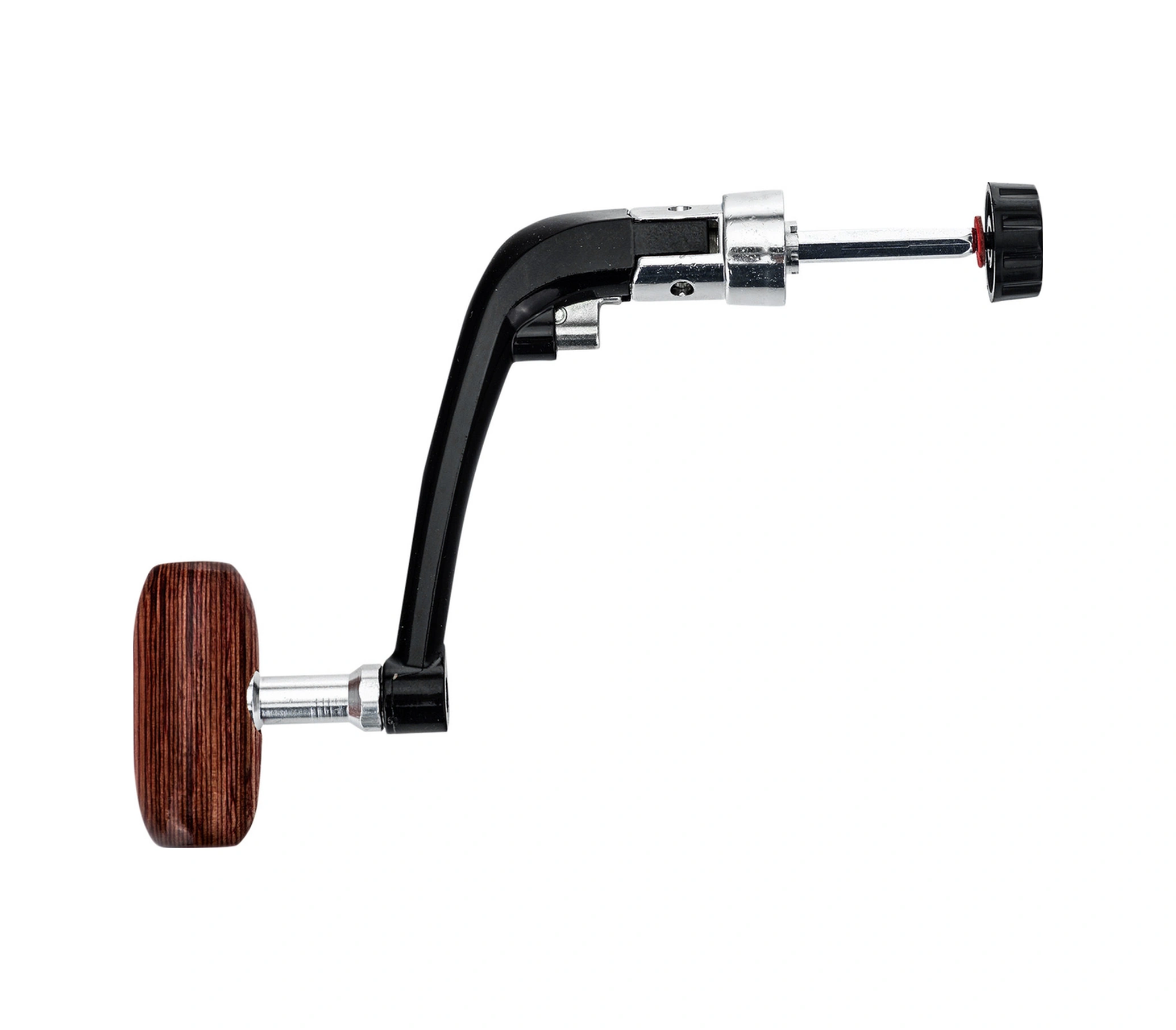 Dianziye Metal Kollü Göl Balıkçılığı Makinesi Kolu, Ahşap Tutamaklı Katlanabilir, Kaymazsız, 5000-6000 Boyutları İçin Uygun, Vida Kapaklı Değiştirme Parçası