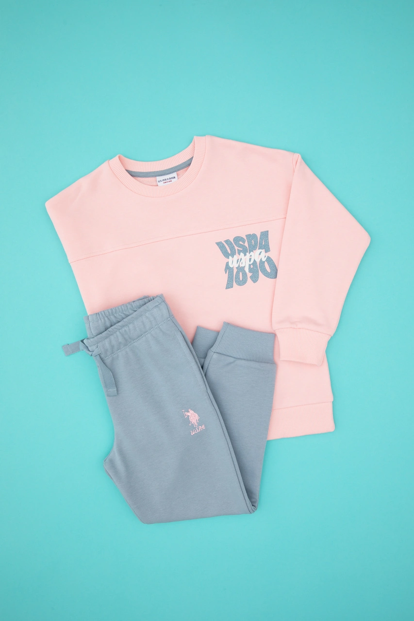 U.s. Polo Assn. Kız Çocuk Açık Pembe Pijama Takım 50318934-vr078 Acık Pembe