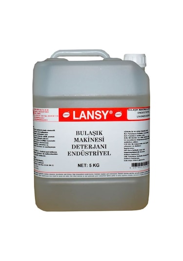 Lansy Endüstriyel Bulaşık Makinesi Deterjanı 5 KG