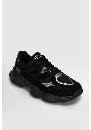 Lufian Mery Kadın Sneaker Ayakkabı Siyah Siyah 122230036100100 Siyah