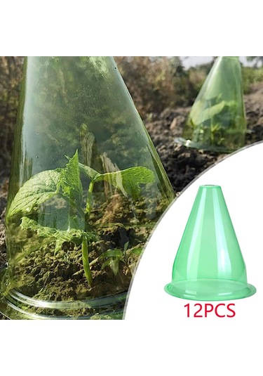 Suntek Magideal Bitkiler Için 12 Parça Bahçe Cloches Bitkileri