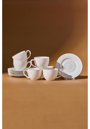 Karaca  Lisa 6 Kişilik Kahve Fincanı 90 Ml