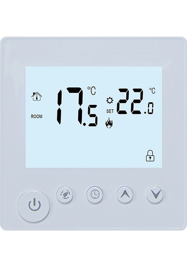 Geeksen K1h16a Elektrikli Isıtıcı Termostatı - Lcd Ekranlı, 3 Mod Enerji Tasarrufu/zamanlama/manuel , Çocuk Kilidi, Sıcaklık Kontrol Paneli