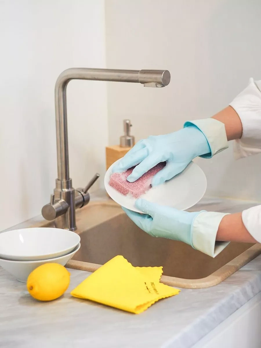 Mainstream Home Temizlik İçin Lateks Ev Eldivenleri 247302167