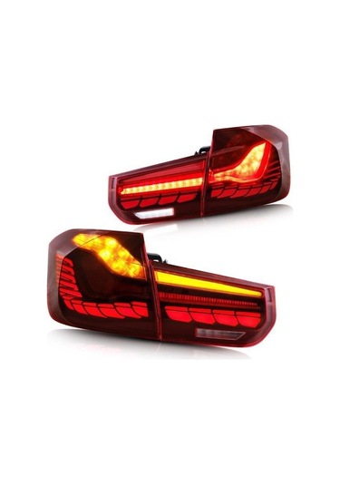 BMW 5 Serisi İçin Uyumlu G30 Dragon Led Stop Takımı Kırmızı