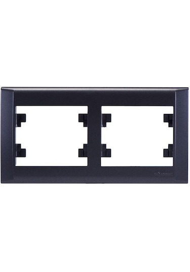 Makel Defne Füme Yatay Ikili Çerçeve