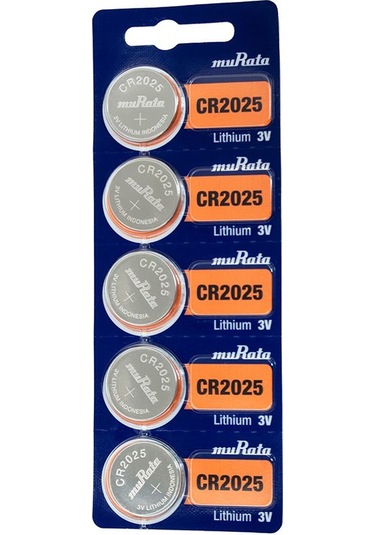 Murata CR2025 3V Lityum Pil 5'li