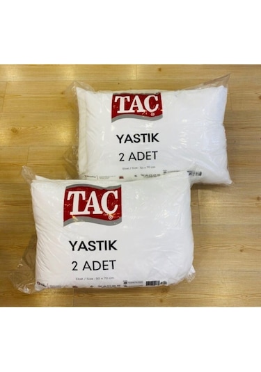 Taç Beyaz Yastık 2'li 769699680195