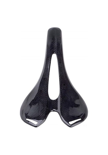 Ebitda Hafif Karbon Fiber Bisiklet Koltuğu - Siyah - 3k Parlak/mat - Mtb, Dağ, Yol Ve Katlanabilir Bisikletler İçin Siyah