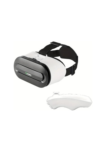 Xuweiwei 2025 Vr Başlığı Y04 Entegre Sinema Ses Zarif Görüntü Siyah Beyaz Rahat Baş Kayışı Kablosuz Oyun Kumandası Batarya Gerektirmeyen