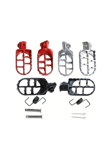 Chuangyinshop Siyah Dirt Bike Için Ayak Pedalları Crf50 Crf70 Crf80 Crf100f Xr50r Motorcycle Ayaklık