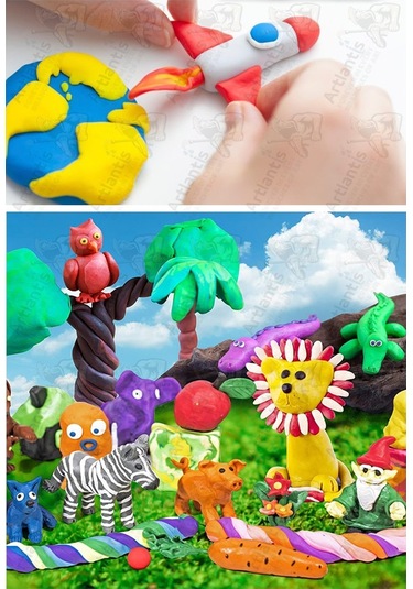 Oyun Hamuru 6 Renk 1 Paket Bubu 6 Lı Oyun Hamuru 600 Gr Canlı Renkler Okul Öncesi Kreş Anasınıfı Etkinli Hamuru Çok Renkli