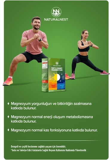 Naturalnest Day & Night Magnesium 30+30 Tablet
