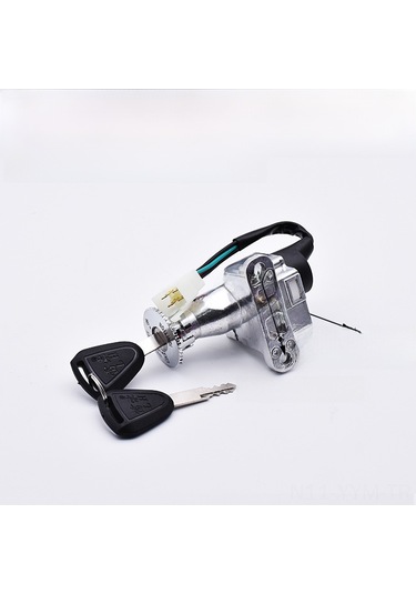 Geeksen Elektrikli Motor Bisikleti Güvenlik Kilidi - Akıllı Anahtar İle Açma-kapama, 4 Tel Kontrol Sistemi, Kol Kilidi Ve Yolcu Kapısı Kilit Fonksiyonu 巧格 Modeli Uyumlu