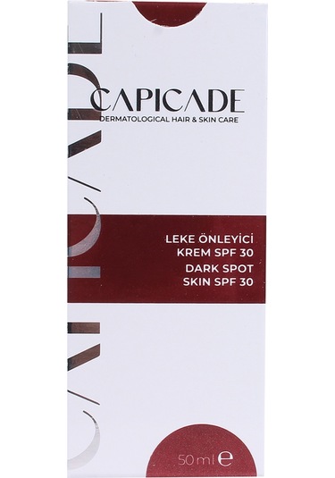 Capicade Leke Önleyici Krem SPF30 50 ML