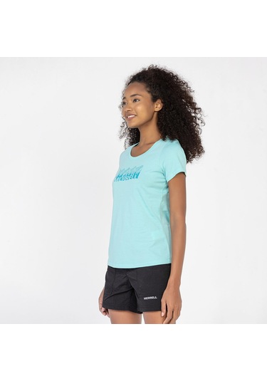 Merrell Tall Kadın Tişört Turkuaz Turkuaz