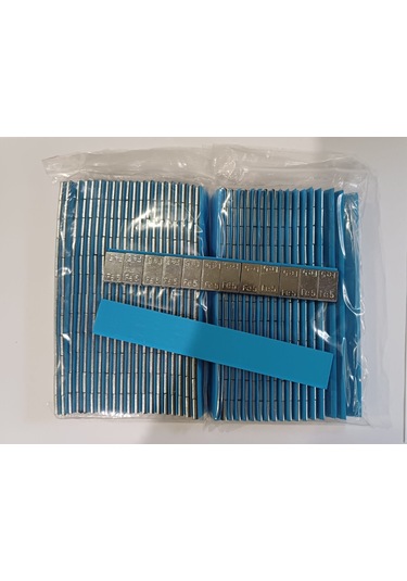 Yapıştırma Balans Kurşunu, Mavi Geniş Bantlı, 40 Adet, Net 2.4kg