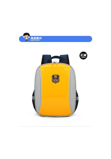 Anaokulu Logolu Okul Çocuk Sırt Çantası Sarı