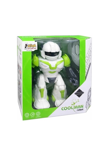 Asya Pilli Işıklı Robot