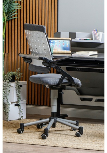 Creo Mobili Yükseklik Ayarlı Vega Plus Çalışma Sandalyesi, Ofis Ve Bilgisayar Koltuğu Antrasit/gri Gri