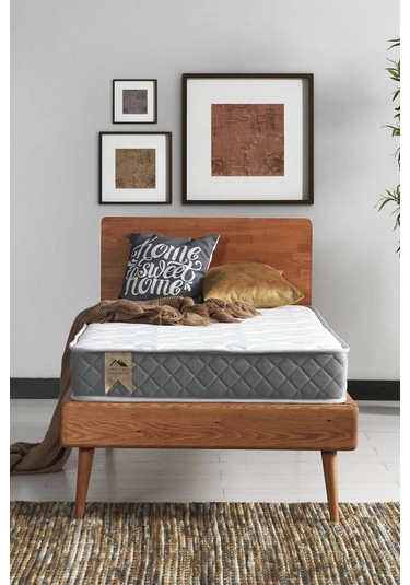 Aksviva Prestij Tek Kişilik Örme Kumaşlı Çift Taraflı Yatak