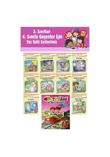 3.sınıftan 4.sınıfa Geçenler İçin Hikaye Seti - Ata Tatil Kitabı 5
