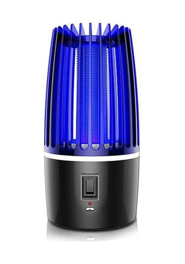 Dancemonkey Usb Şarjlı Uv Sivrisinek Tuzağı Gece Lambası - 4000mah Pil, 16 Saat Kullanım Mavi Mavi