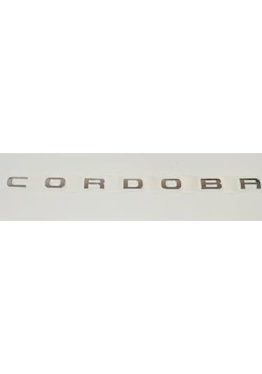 Cordoba 2006 - 2009 Arka Bagaj Yazısı Krom