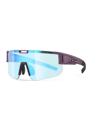 West Bıkıng Yp0703163 Dış Mekan Bisiklet Gözlükleri Uv400 Fotokromik Güneş Gözlüğü - Koyu Mor