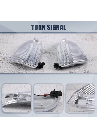 Araba Sol + Sağ Led Dikiz Aynası Dönüş Sinyali Işık Mercedes-benz Viano Vıto W639 W204 S204 A2048200721 A2048200821 Yurt Dışından