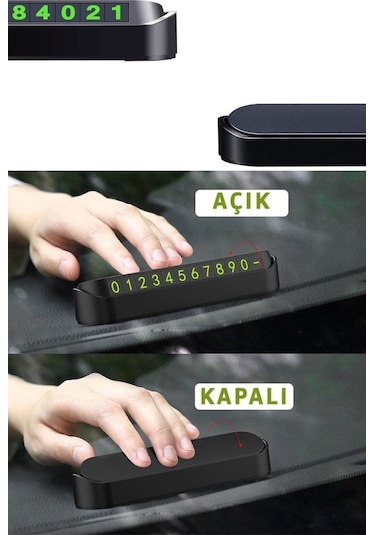 Tata Marina Uyumlu Parkmatik Numaratör Cam Önü Aç Kapa Telefon Numarası Tf1017