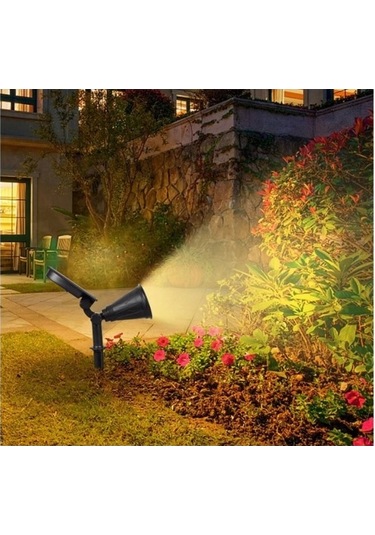 Cata 7w Günışığı Solar Bahçe Armatürü Çim Kazıklı Güneş Enerji Şarjlı Çok Renkli