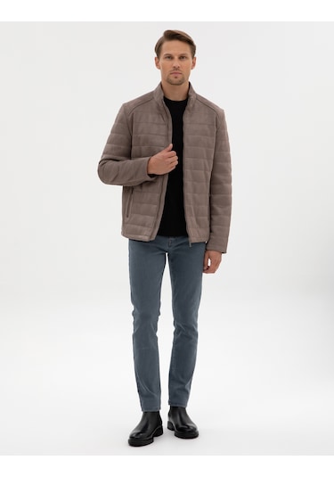 Pierre Cardin Erkek Taş Deri Mont-kaban 50318154-570 Taş