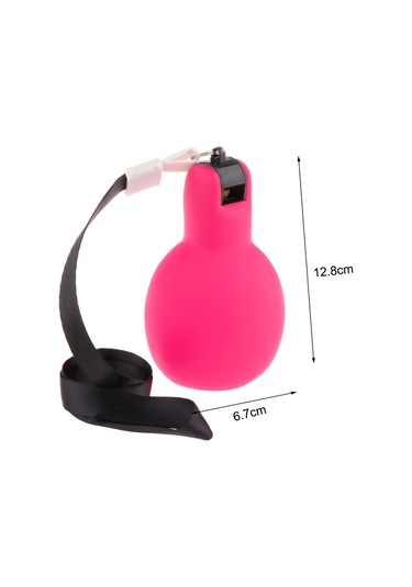 Homyl Boyunluklu El Düdükleri Yüksek Sesle Kırmızı-gül Kırmızı Gül Kırmızı